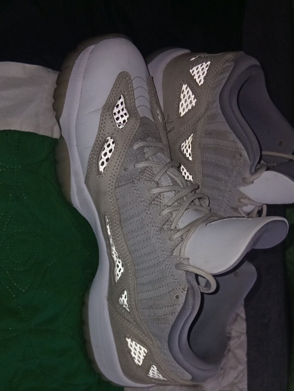 These are Nike Air Jordan 11 Retro Low IE sneakers in the "Light Orewood Brown" - Picture 6 of 9